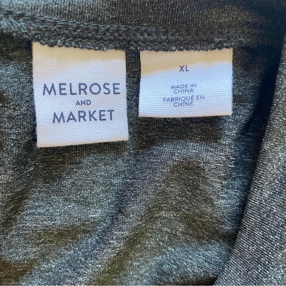 NWT XL Melrose and Market grey, long sleeved puff shoulder body suite - Picture 6 of 6